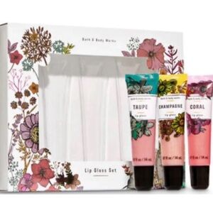New Bath & Body Works 3-Pack Lip Gloss Gift Set